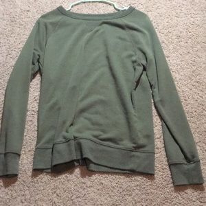 old navy green sweater